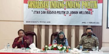 Anggota DPRD Provinsi Jambi Sosialisasikan Tentang Etika Dan Budaya Politik di Zaman Milenial
