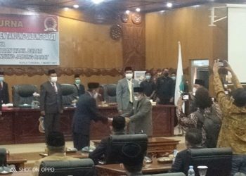 Rapat Paripurna Sertijab Bupati-Wakil Bupati Tanjabbar Periode 2021-2024,Ini Kata UAS