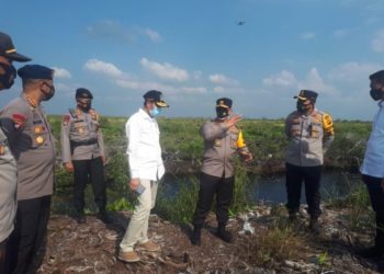 Ketua DPRD Bersama Kapolda Pantau Kesiapan Pencegahan Karhutla