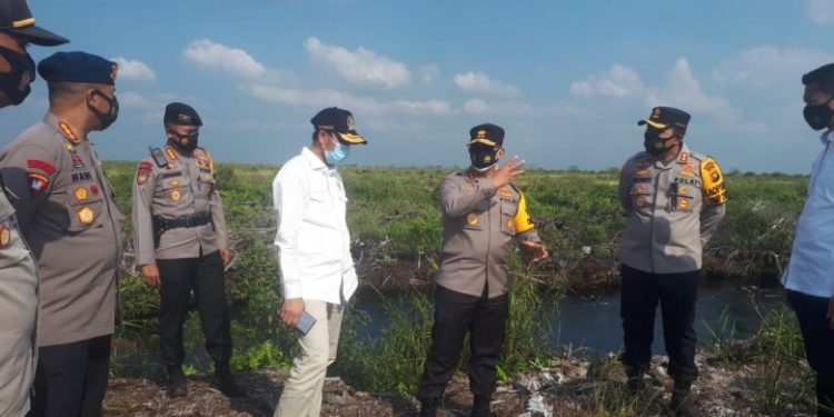 Ketua DPRD Bersama Kapolda Pantau Kesiapan Pencegahan Karhutla