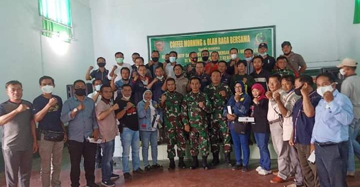 Kodim 0417 Gelar Coffee Morning Dengan Wartawan Dan Lsm