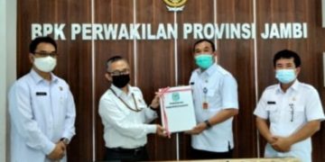 Pemkab Kerinci Serahkan LKD Ke BPK RI