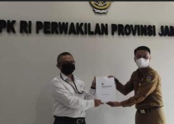 Pemkot Sungai Penuh Serahkan LKPD Tahun 2020 Ke BPK RI