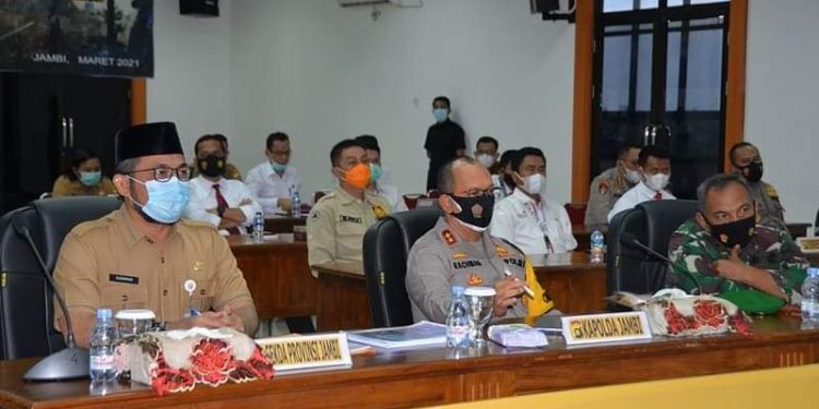 Sekda Tegaskan Sinergitas Pemerintah dengan Forkompimda Cegah Karhutla di Provinsi Jambi