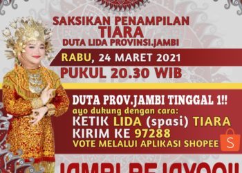 Tiara Peserta LIDA Asal Jambi Tampil Malam Ini