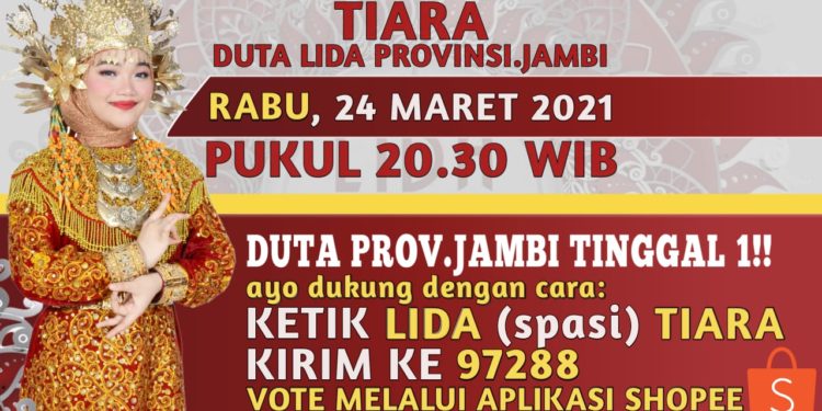 Tiara Peserta LIDA Asal Jambi Tampil Malam Ini