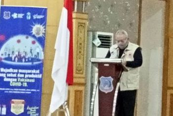 Safrial Buka Pencanangan Pelaksanaan Vaksinisasi Covid 19