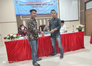 Menang Secara Aklamasi,Rio Nahkodai Himpunan Mahasiswa Pelajar Merangin(HMPM) Periode 2021-2022