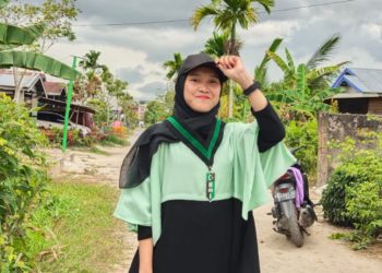 Helvi Nadia Sihombing, Perempuan Pertama Yang Nahkodai HMI Komisariat Syariah Cabang Tanjab Barat