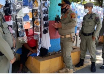 Satpol PP Kota Sungai Penuh Sosialisasi Ketertiban PKL