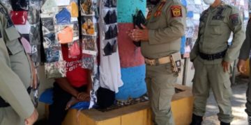 Satpol PP Kota Sungai Penuh Sosialisasi Ketertiban PKL