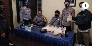 Operasi Pekat(Penyakit Masyarakat) Polsek Sungai Penuh Berhasil Mengamankan Puluhan Liter Tuak