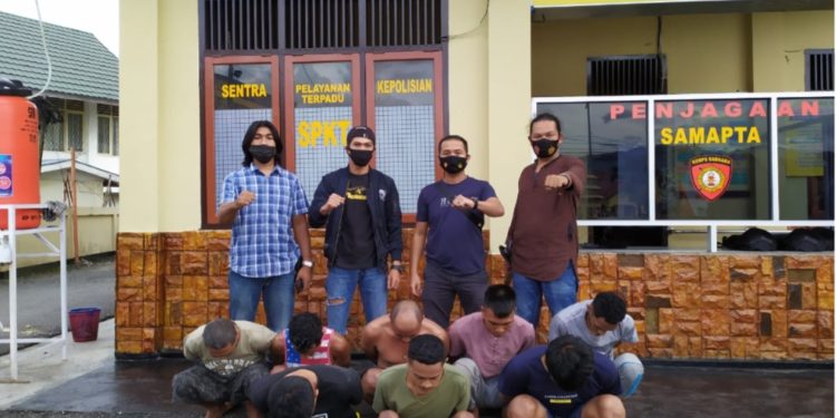 Polisi Tangkap 8 Pelaku Penyerangan Petugas Bea Cukai Riau di Sungai Penuh
