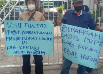 Dalam Waktu Dekat BPK RI Jambi Akan Turun Terkait Pembangunan Islamic Centre Di Kerinci