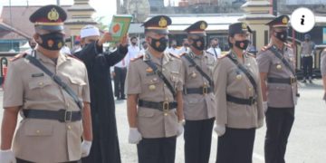 Kapolres Kerinci Pimpin Sertijab Wakapolres kabag, Dua Kasat, Dan Empat Kapolsek