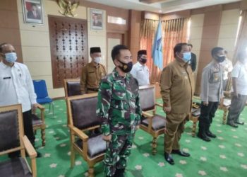 Jajaran Pemkot Sungai Penuh Rakor Dengan Presiden Jokowi Terkait Pencegahan Covid-19 Dan Perekonomian