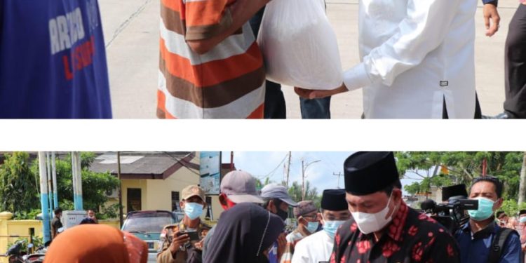 Bupati UAS Launching Pembelian Beras Petani Lokal