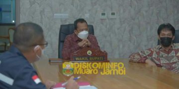 Wabup BBS Ikuti Rakor Percepatan Penegasan Batas Daerah Dengan Kemendagri Secara Virtual