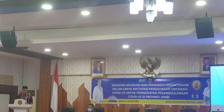Sekda Ajak Seluruh Pemangku Kepentingan Sukseskan Vaksinasi COVID-19