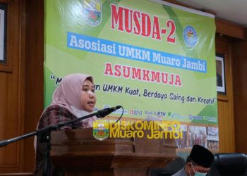 Bupati Buka Musda II Asosiasi UMKM Muaro Jambi