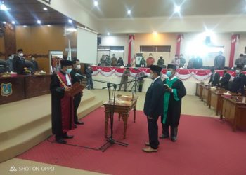 Sah!  Gantikan Mulyani, Abdullah Resmi Jabat Ketua DPRD Tanjab Barat