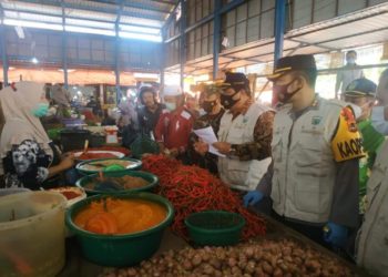 Wakil Walikota & Satgas Pangan Sidak Pasar, Pantau Harga Bahan Pokok Jelang Hari Raya Idul Fitri