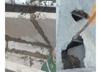 Baru Dibangun Ditahun 2020 Proyek Drainase JL. MH Thamrin Sudah Amblas, LSM: Diduga Dikerjakan Tidak Sesuai Bestek