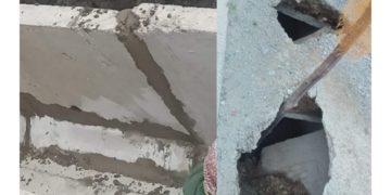 Baru Dibangun Ditahun 2020 Proyek Drainase JL. MH Thamrin Sudah Amblas, LSM: Diduga Dikerjakan Tidak Sesuai Bestek