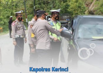 Antisipasi Penyebaran Virus Covid-19, Penyekatan Empat Titik Di Kerinci Dan Kota Sungai Penuh Diperpanjang