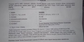 Kasus Warga Meninggal Tertimpa Pohon Tumbang Di Kerinci,  Di Polisikan