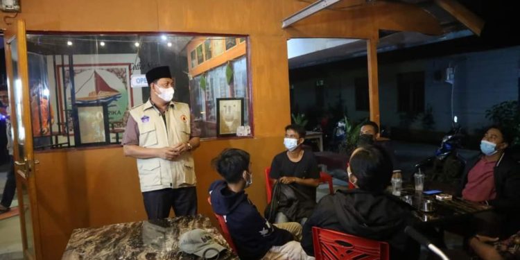 Wabup Hairan Sidak, Cek Pemberlakuan Jam Malam
