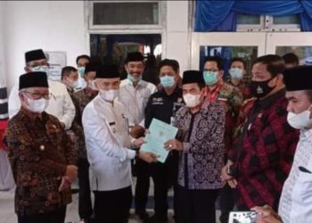 Perjuangan AJB Wali Kota Sungai Penuh Tentang Aset Tuntas, Penyerahan Langsung Disaksikan KPK RI