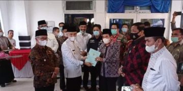 Perjuangan AJB Wali Kota Sungai Penuh Tentang Aset Tuntas, Penyerahan Langsung Disaksikan KPK RI