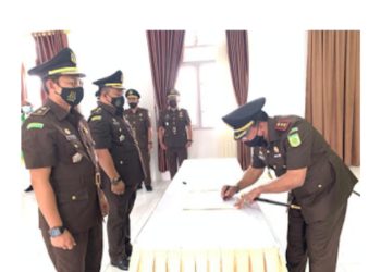 Kejaksaan Negeri Sungai Penuh Gelar Sertijab Kasi Pidsus