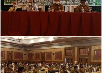 Wako AJB Diwakili Dinas PMD Resmi Buka Bimtek Kepala Desa Se-kota Sungai Penuh