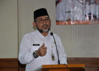 Sekda Buka Bimtek Trauma Healing Pasca Bencana di Wilayah Provinsi Jambi Tahun 2021