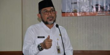 Sekda Buka Bimtek Trauma Healing Pasca Bencana di Wilayah Provinsi Jambi Tahun 2021