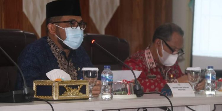 Sekda Pimpin Rapat Persiapan Penyambutan Gubernur dan Wagub Jambi Hasil Pilkada Serentak 2020