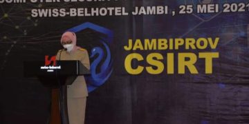 Pj.Gubernur Launching Tim Tanggap Insiden Siber Provinsi Jambi