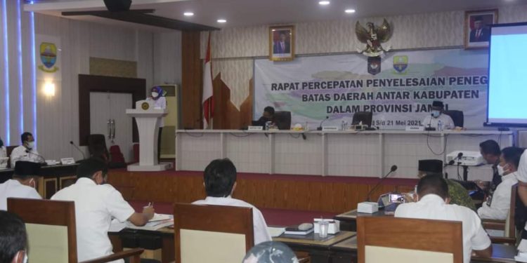 Pj.Gubernur Jambi Tegaskan Percepatan Penyelesaian Masalah Batas di Provinsi Jambi