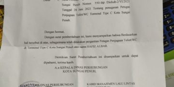 Penekanan Politik Mulai Beraksi, Petugas Penjaga WC Terminal Tanjung Bajure di Resuffle