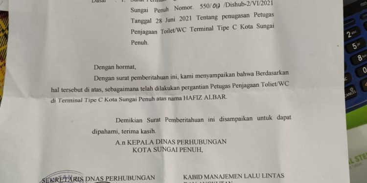 Penekanan Politik Mulai Beraksi, Petugas Penjaga WC Terminal Tanjung Bajure di Resuffle
