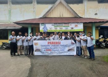 Atlet Cabor PABERSI Mengikuti Pelaksanaan Try Out dilepas oleh KONI Tanjab Barat