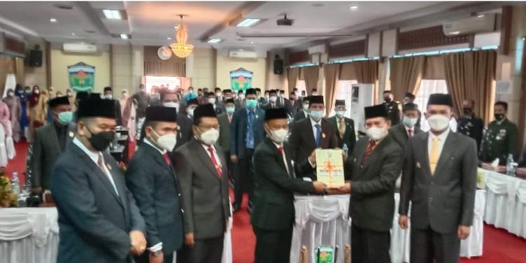 DPRD Sungai Penuh Paripurna Sertijab dan Penyampaian Pidato Sambutan Walikota Periode 2021-2024