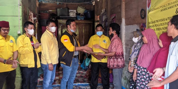 Partai Golkar Tanjabbbarat Roadshow Politik Sekaligus Pengukuhan Pengurus Golkar Se- Kecamatan Tungkal Ulu