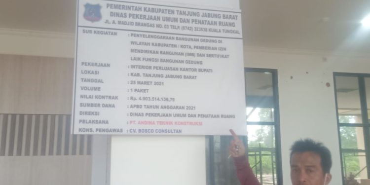 Proyek Interior Perluasan Kantor Bupati Habiskan Dana 4,9 M, Ewin:Ini Proyek Pemborosan