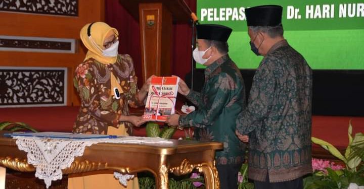 Acara Serah Terima Jabatan Pj Gubernur, Al Haris: Meski Ditengah Pandemi Covid-19 Tetap Membangun Jambi
