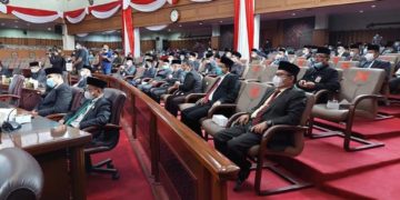 Wako Ahmadi Hadiri Paripurna   Penyampaian Pidato Gubernur Jambi