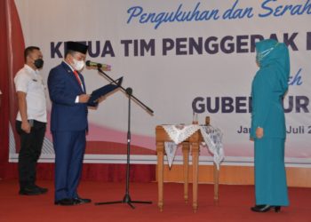 Gubernur Jambi H.Alharis: PKK Mitra Pemerintah Bantu Atasi Pandemi Covid-19