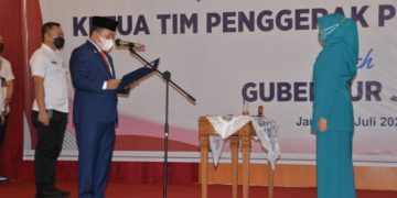 Gubernur Jambi H.Alharis: PKK Mitra Pemerintah Bantu Atasi Pandemi Covid-19